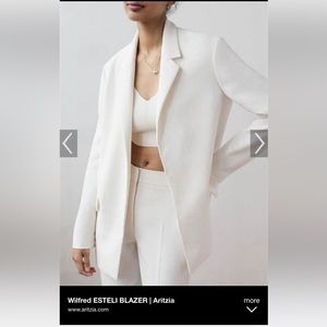 Aritzia Esteli Blazer. light birch. Size Small